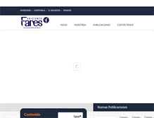 Tablet Screenshot of edicionesfares.com